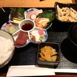 Hokkori - 鮮魚のお刺身定食　1680円