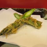 銀座 天一 - アスパラ