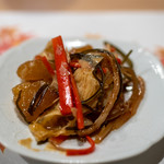 うを徳 - 2019.11 自家製松前漬け（スルメ、京人参、湯葉、数の子、松前昆布）