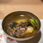 うを徳 - 鹿児島天降川天然スッポンと魚沼お餅とネギのお椀