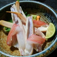かに・ふぐ専門 蟹吉WEST なんば道頓堀 - ずわい刺身