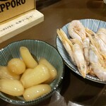 ビール長屋 貫太郎 - 自家製らっきょう＆干しエビ