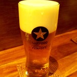 九嶺ビールスタンド mugi - SAPPORO黒ラベル