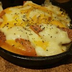 九嶺ビールスタンド mugi - 〇〇!?のチーズ焼き（メニュー名失念!!）