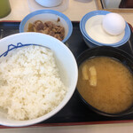 Matsuya - 卵かけご飯 牛皿