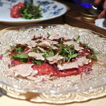 雪月花 たなかさとる - 神戸牛ランプのカルパッチョ