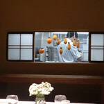 レフェルヴェソンス - 個室からキッチンの眺め