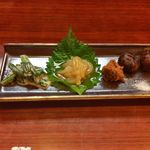 和もと - 夜のお通し（2019/10）