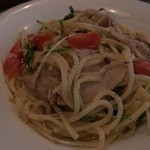 PASTAVOLA - 煮豚と水菜のパスタ900円