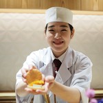 銀座 しのはら - フォアグラ最中