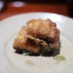 銀座 しのはら - 揚物　琵琶湖の天然鰻の唐揚げ