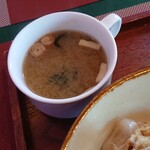 くまキッチン - 味噌汁アップ