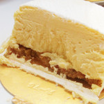 Patisserie Ravi,e relier - フロマージュの断面。　'12 2月