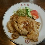 石臼そば　大村庵 - 焼肉　620円