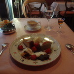 デザートワゴン（自家製）から５種チョイス、コーヒー