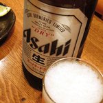 立呑・ホルモン串　千日前えん - 瓶ビール(大) ￥４９０
