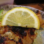 酒蔵 力 - レモンが合います