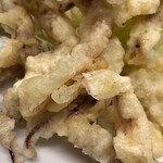 鯉とうなぎのまるます家 - いかのげそ天