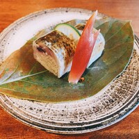 蕎味 櫂 - カマスの蕎麦寿司