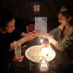 誕生日＆個室イタリアン Heart Dinin’Bar ＆K - 2012/2/26。プロポーズの指輪に感激の充加（みか）さん。おめでとう！！