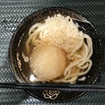 はなまるうどん - 2019/12再訪 はなまるうどん 水戸エクセル店 おでん \90(税別) かけ(小)￥150