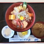 とびしま - とびしま(山形県酒田市船場町)海鮮丼 1,100円