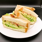 salmon and avocado Sandwiches