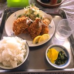 徳市 - アジフライ定食８５０円