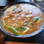 やまびこ弁天 - 見た目は普通のカレーうどん！