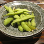 お好み焼き・一銭洋食 福○ - 枝豆