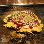 お好み焼き・一銭洋食 福○ - ねぎ焼ミックス