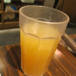 お好み焼き・一銭洋食 福○ - オレンジジュース