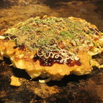 お好み焼き・一銭洋食 福○ - お好み焼きミックス玉