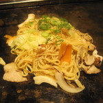 お好み焼き・一銭洋食 福○ - 焼きそばミックス