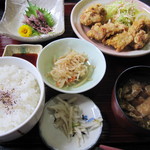 武蔵 - 唐揚げ定食(2012.3.4)