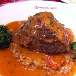 ブラッスリー・グー - メイン　牛頬肉のビール煮　粒マスタードソース