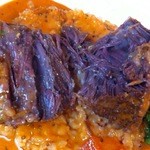 ブラッスリー・グー - メイン　牛頬肉のビール煮　粒マスタードソース