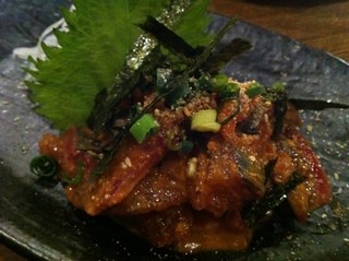 薫香炭火焼き 炊き餃子 焼鳥ただし - ごま鯖 780円