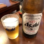 うなぎの一心屋 - 瓶ビール(中) 500yen