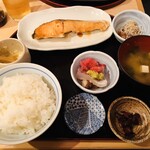 舞浜 - 鮭の塩焼き定食　1,000円