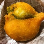 木乃幡・別品館 - 凍天 改 小ぶりな、あん入り梵天揚げ　税込み200円 