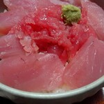 山セ 鈴木商店 - びんちょうと中落ち丼
