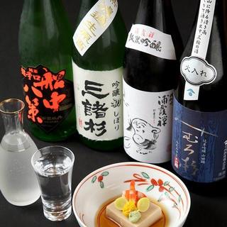 日本料理に合わせたこだわりのお酒