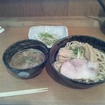 麺や 天啓 - つけ麺　並　（２２０㌘）８５０円　サラダ付