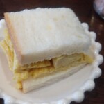 カフェ・アカリ - おまけのミニエッグサンド