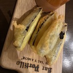 バル ポルティージョ - ナスのフリート　サルモレホ添え