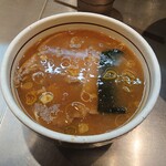 大阪大勝軒 - チャーシューもりそばなのにチャーシュー無く見えますが沈んでるだけです