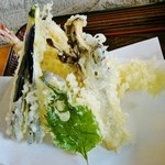 そば処 薬師 - 「天ぷら」\550です
