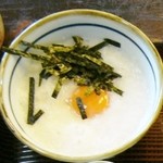 そば処 薬師 - 「月見とろろ」です