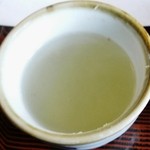 そば処 薬師 - 「そば湯」です